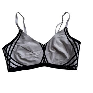 Honeylove Monochrome Striped Bra
